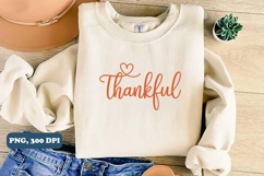 Thankful PNG sublimation design Product Image 5