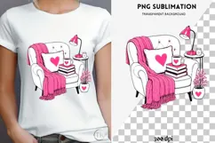 Book besties png design for T-shirts Product Image 4