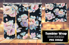 ARTISTIC 20oz Tumbler Design for Gifts , Flower Pattern Product Image 1