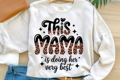 This Mama Is Doing Her Very Best PNG | Leopard Print Mama Product Image 1