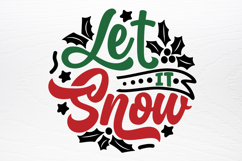 Christmas Round Ornaments Sign SVG Product Image 4