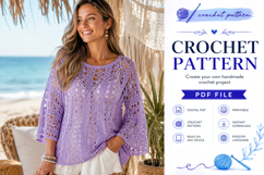 Lace Crochet Topper Pattern PDF Product Image 2