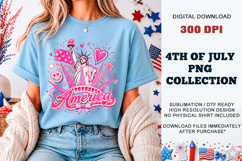 Pink America Liberty PNG | Girly Patriotic Sublimation Product Image 5