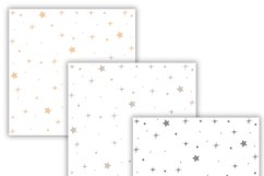 hand-drawn stars digital papers Product Image 3