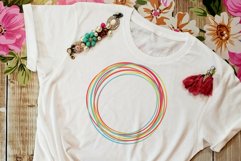 Sublimation Designs for tshirts with Bright colorful circles Product Image 3