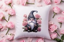 Black Gnome Valentines Day Clipart, Valentines Clipart Product Image 4