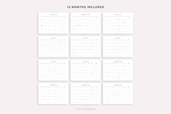 2029 Monthly Calendar with Holidays &amp; Notes, Printable Product Image 4