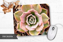 Succulent Heart Mouse Pad PNG Design Product Image 1