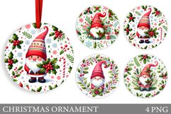 Cute Gnome Christmas Ornament. Christmas Ornament Design Product Image 1