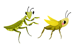 Cute Bugs Clipart, Hand Drawn Baby Insects Graphics Product Image 5