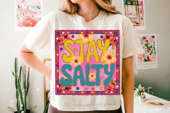 Stay Salty PNG sublimation |Beach &amp; Summer PNG T-Shirt Product Image 5