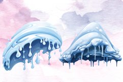 Christmas Snow Cap Sublimation Clipart, Christmas Snow Cap Product Image 5