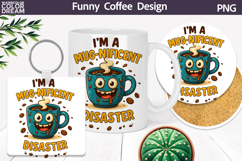Funny coffee with crazy cup sarcastic quote Product Image 1