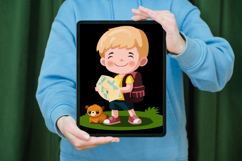 Kids Going Actions Clipart Product Image 4