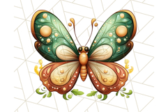 Jewel Toned Butterfly PNG Clipart, Vibrant Butterflies Product Image 4