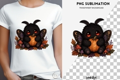 Cute mothman png design for T-shirts Product Image 3