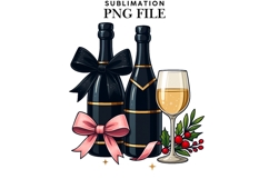 Holiday drinks png design for T-shirts Product Image 1