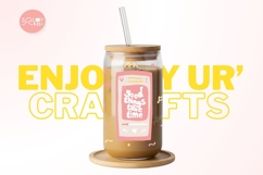 Cute Quote Good things Can Glass Wrap PNG Libbey glass Product Image 4