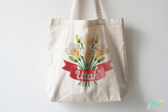 USA State Flowers Embroidery Clipart Product Image 4