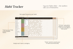 Simple Habit Tracker | Google Sheets Product Image 4