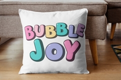 Bubble Joy - Display Font Product Image 4