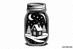 Christmas Jar Svg | Christmas Svg | Svg Cut Files Product Image 1