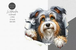 Dog clipart, Puppy dog, Peeking dog, Product Image 1
