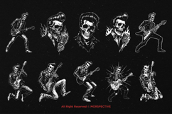 10 Bundle Dark Art Rockabilly Music Rock n Roll Vintage Product Image 6