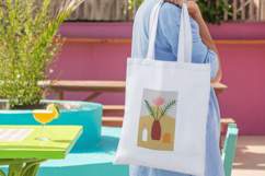 Modern Vase Floral Arrangement Embroidery Design Product Image 4