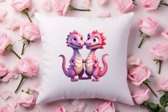 Valentines Day Animal Couple Clipart, Valentine Couple Product Image 4