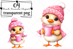 Beach Animals Clipart Watercolor PNG Product Image 1