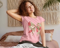 Boho Strawberry Coquette PNG, Patchwork Strawberry Festival Product Image 3