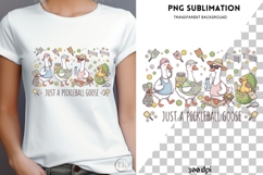 Pickleball goose png design for T-shirts Product Image 4