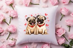 Couple Cat Cup Valentine Clipart, Valentines Clipart Product Image 4