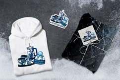 Spooky Winter Basics PNG Sublimation, Creepy Winter PNG Product Image 4