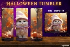 Halloween Cats Tumbler Wrap Bundle | 20 Oz | Sublimation Product Image 5