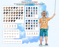 Flying a Kite Clipart Portrait Creator Product Image 4