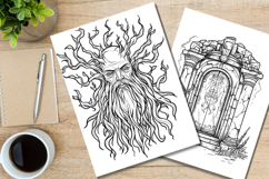 10 Mythical Creatures &amp; Fantasy Worlds Coloring Icons PNG Product Image 4
