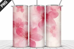 Flowers Tumbler Design | Valentine's Day Tumbler Wrap Product Image 5