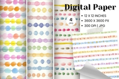 Polka dots Background Wallpaper Digital Paper Gift Wrap_63 Product Image 1