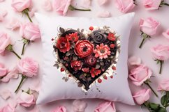 Gothic Valentines Day Clipart, Valentine Skeleton Product Image 4
