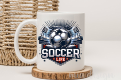 Soccer Life PNG, Sports Sublimation Design Product Image 3