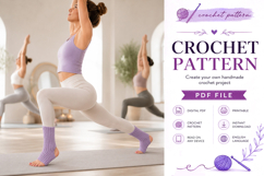 Crochet Yoga Socks Pattern PDF Product Image 7