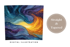 Abstract Tumbler Wrap, Art Tumbler Sublimation Product Image 4