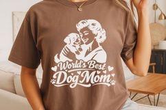 World's Best Dog Mom Svg, Dog Mom Svg, Dog Lover Svg. Product Image 5