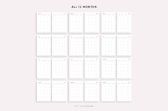 2029 Monthly Calendar on Two Pages with Notes, Printable Product Image 4