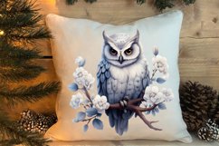 Cute Silver Christmas Watercolor Clipart, Christmas SVG Product Image 4