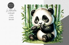 Animals clipart, Panda clipart, Nursery clipart Product Image 1