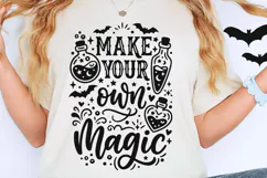 Make Your Own Magic Svg, Halloween Witch Svg, Positive Svg. Product Image 5