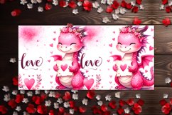 Valentine dragon | 4 love watercolor Sublimation Mug designs Product Image 4